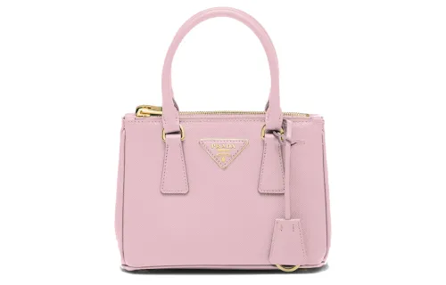 PRADA Galleria Killer Bag Leather Shoulder Bag, Crossbody Bag, Handbag Mini Women's Pink