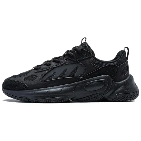 LINING Wing Wind Casual Shoes Men Low-Top Black