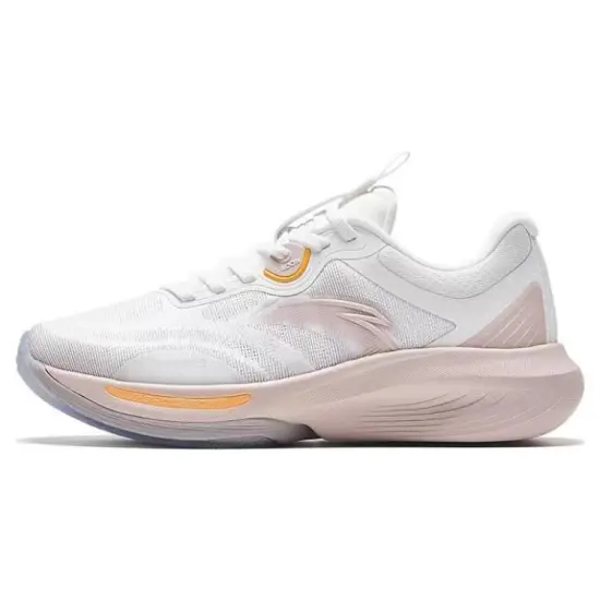 Anta Variety Training Collection Breathable Lightweight Low-Top Casual Shoes Women's White