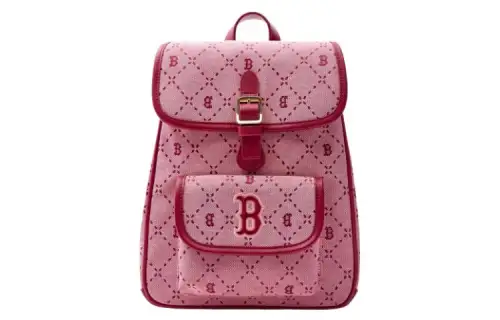 MLB Artificial Leather Backpack Regular Unisex Pink