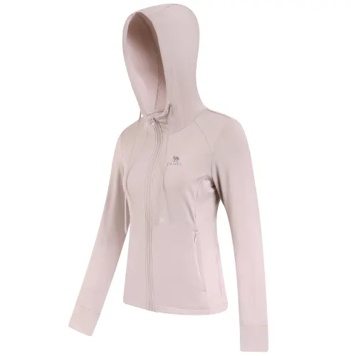 CAMEL Yoga clothing, cardigan, elastic jersey for gym, jacket for yoga, slim fit, for running