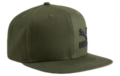 PUMA Cotton Baseball Caps Unisex Green