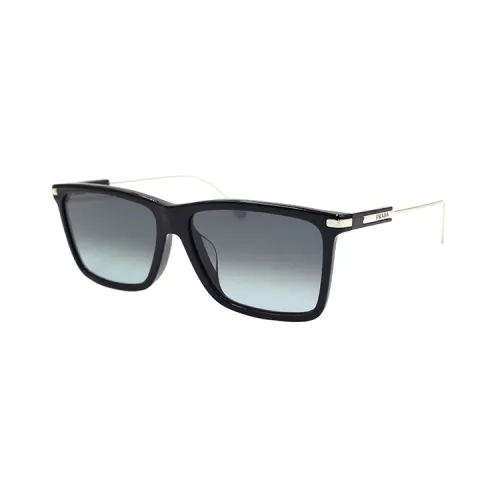PRADA Rectangular Sunglasses Men's Black