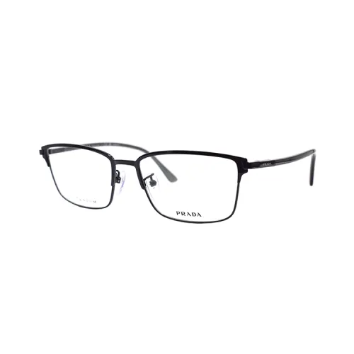 PRADA Browline Eyeglass Frames Men's Black
