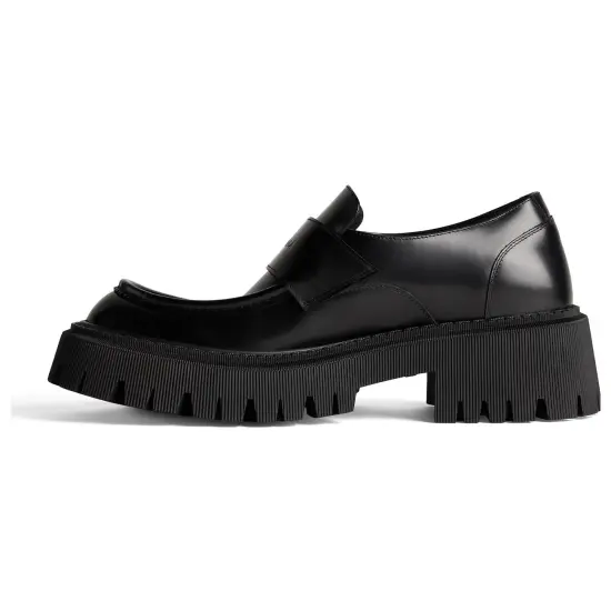 Balenciaga Tractor Leather Loafers