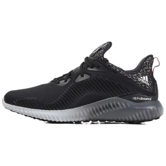 Adidas AlphaBounce Running Shoes Women's Low-Top Black