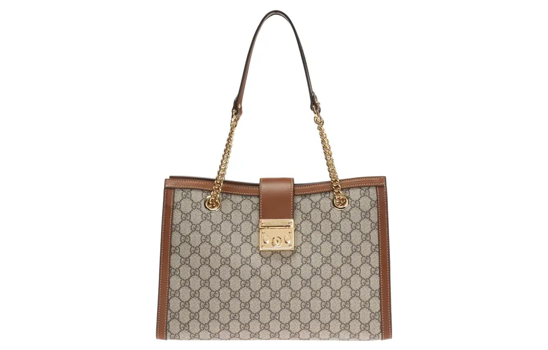 GUCCI Padlock Canvas With Leather Lock Bag, Tote Bag, Shopping Bag, Crossbody Handbag, Shoulder Bag Medium Women's