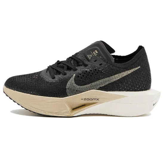 Nike ZoomX Vaporfly 3 Black Metallic Gold Grain