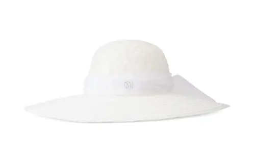 Maison Margiela Blanche Logo Plaque Sun Hat