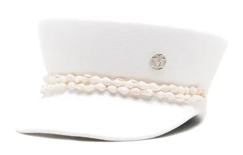 Maison Michel Abby Seashells Wool Beret