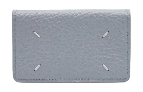 Maison Margiela Leather Wallet Women's Light Blue