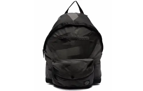 STONE ISLAND Polyurethane Backpack Kids' Black