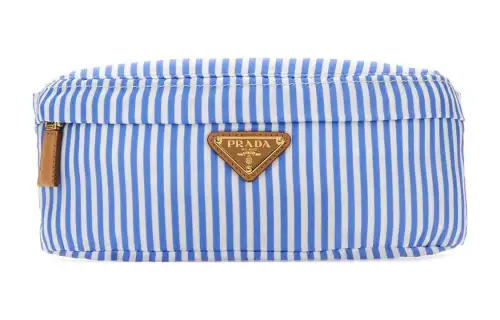 PRADA Recycled Nylon Toiletry Bag Women's Blue
