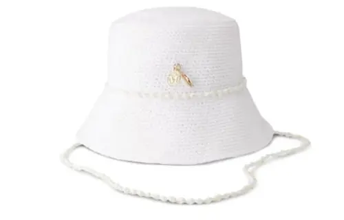 Maison Margiela Axel shell-embellished knitted bucket hat