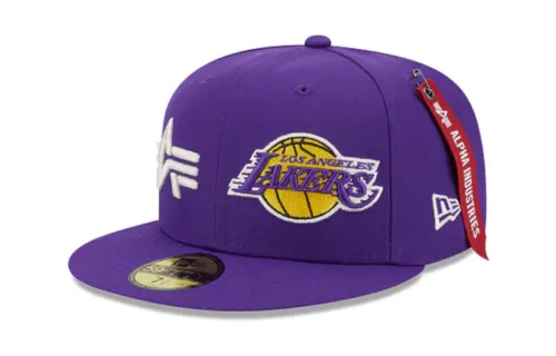 New Era Purple baseball cap for men and women, polyester, for beloved