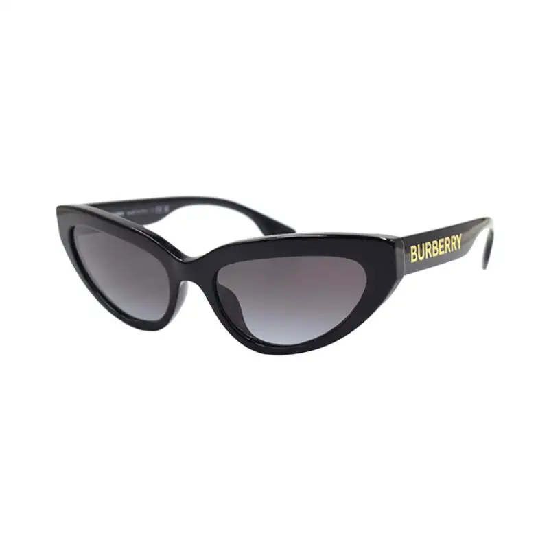 Burberry Plate Frame Irregular Shape Sunglasses Women's