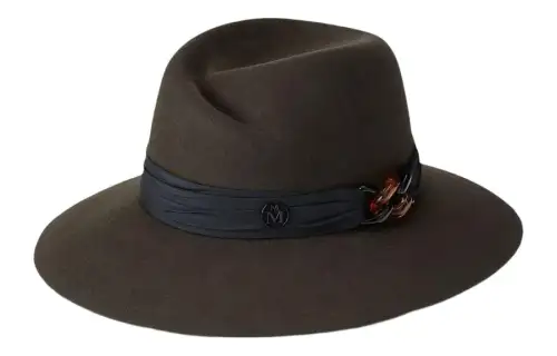 Maison Margiela Wool Felt Top Hats Women's Brown