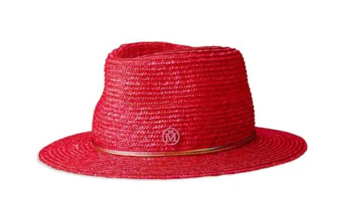 Maison Margiela Straw Top Hats Women's Red
