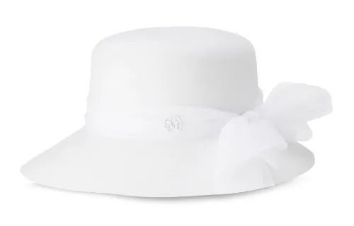 Maison Margiela New Kendall Flat Brim Cloche Hat