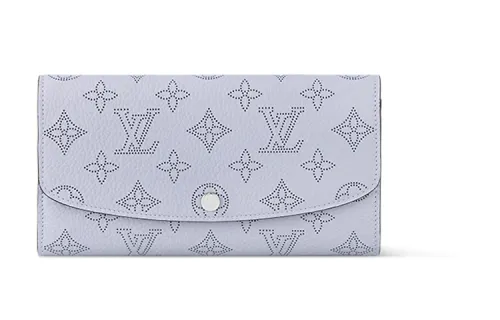 LOUIS VUITTON Smooth Calfskin Wallet Women's Purple