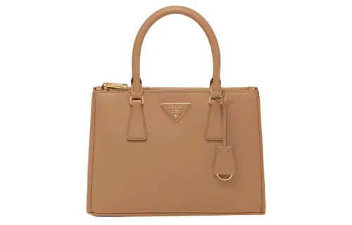 PRADA Galleria Killer Bag Leather Shoulder Bag, Crossbody Bag, Handbag Medium Women's Caramel Brown