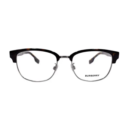 Burberry Plate And Metal Browline Eyeglass Frames Men's