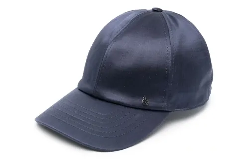 Maison Michel Satin Curved peak Cap