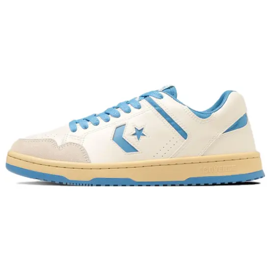 Converse Weapon Skateboarding Shoes Unisex Low-top White/Blue