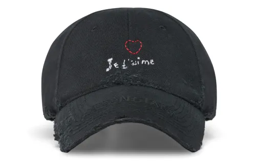 Balenciaga Baseball Caps Women's Black