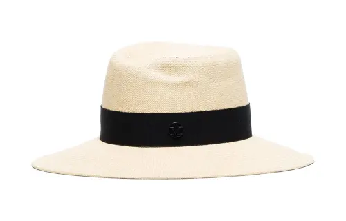 Maison Margiela Virginie Panama Fedora Ribbon Hat