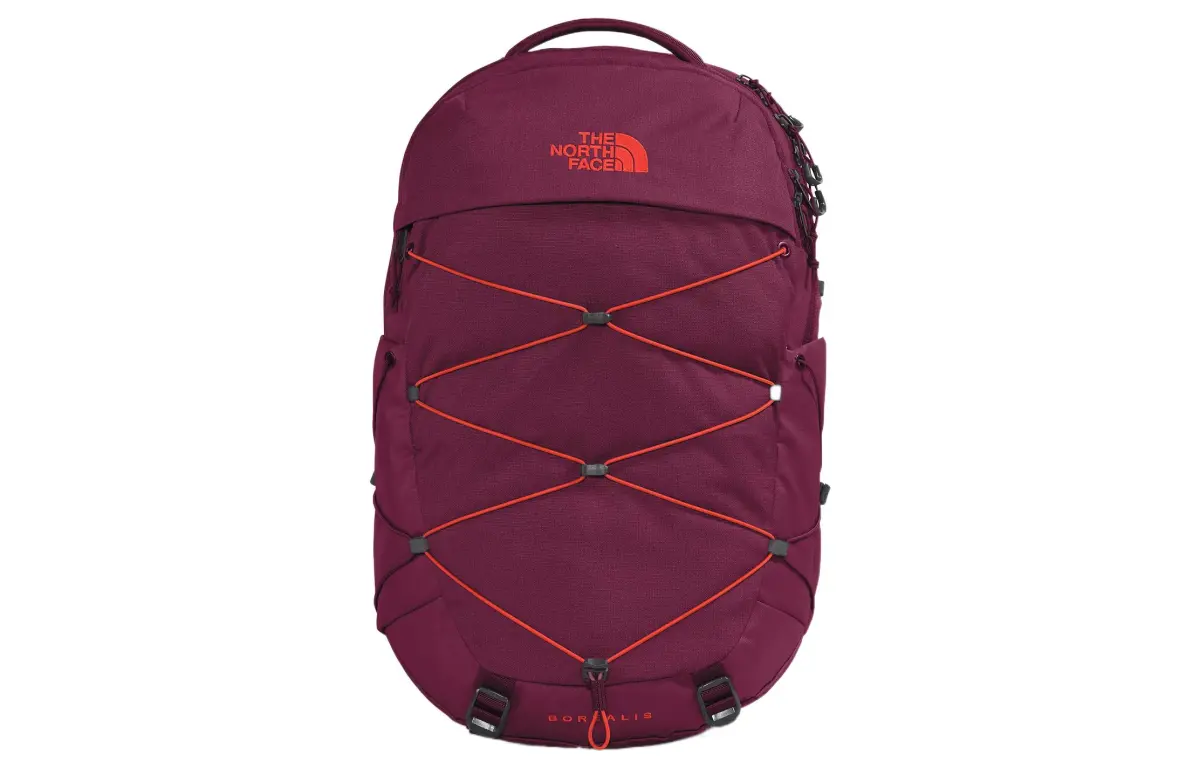 THE NORTH FACE 27L Backpack Double Shoulder Outdoor Bag Recycled Nylon Purple Women's