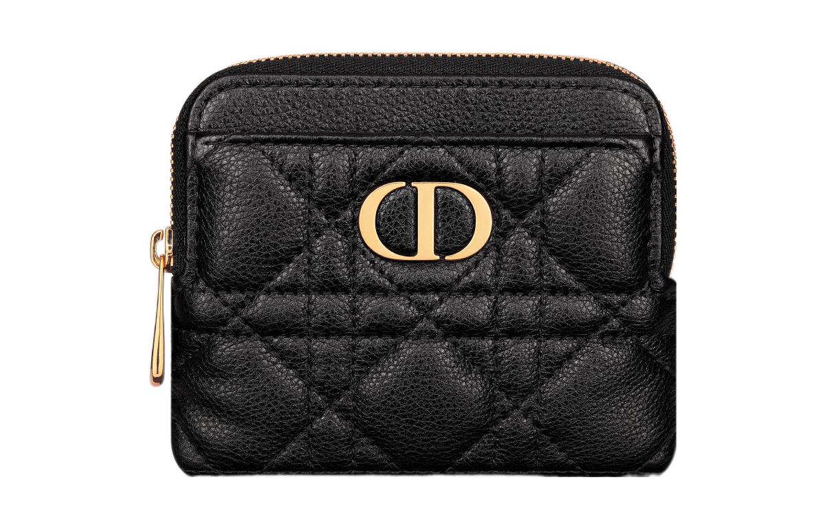 Женский кошелек Dior Caro (черный)