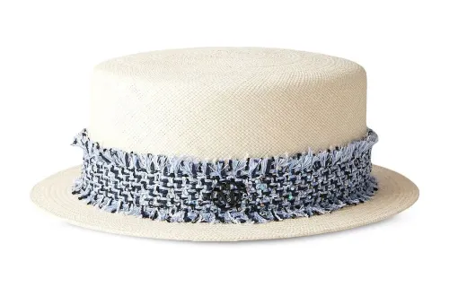 Maison Margiela Auguste straw canotier hat