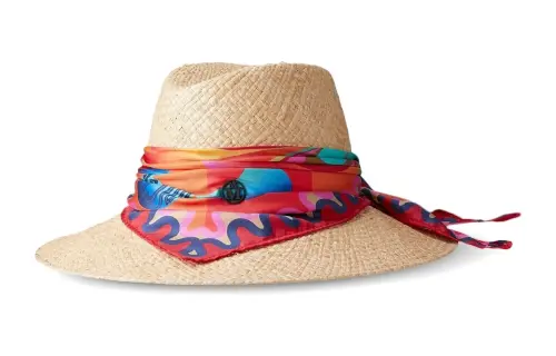 Maison Margiela Kate scarf-detail sun hat