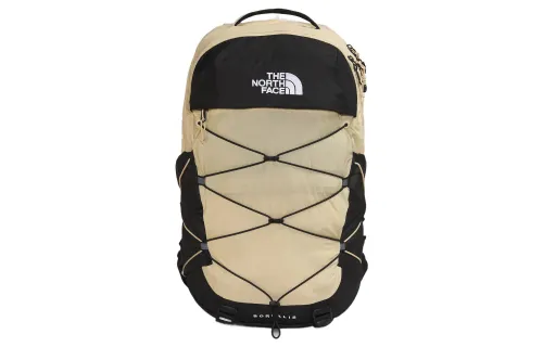 THE NORTH FACE Borealis 28L Backpack Double Shoulder Outdoor Bag Recycled Nylon Beige & Black Unisex