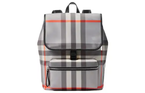 Burberry Polyester Backpack Regular Kids' Gray