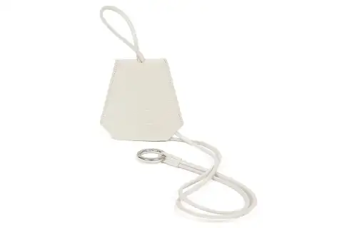 Maison Margiela Logo stamp Leather Keyring