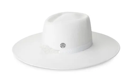 Maison Margiela Wool Felt Hats & Caps Women's White