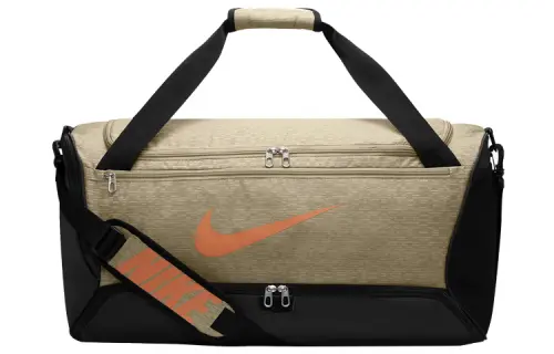 Nike Polyester Shoulder Bag, Crossbody Bag, Handbag, Luggage Bag, Travel Bag Medium Unisex Limestone/black