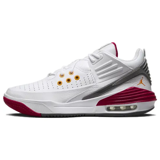 Jordan Max Aura 5 White Cardinal Red