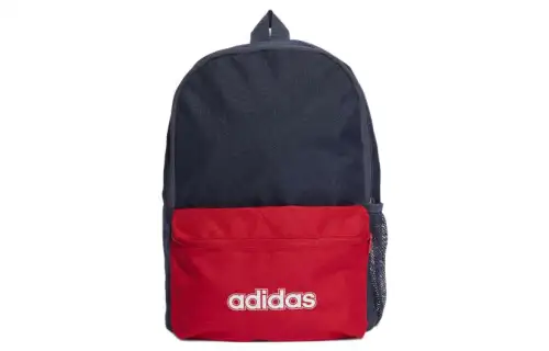 Adidas Recycled Polyester Plain Weave Fabric Backpack Regular Men's Marine Blue/Red