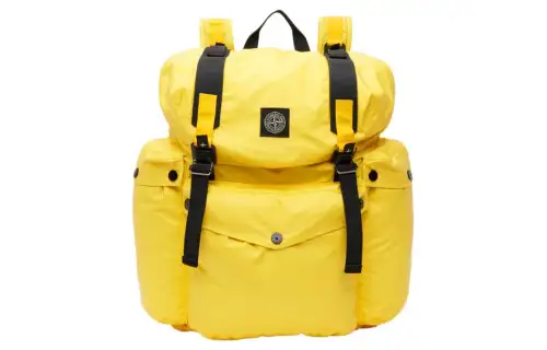 STONE ISLAND Cotton Backpack Regular Men's Yellow