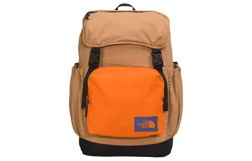 THE NORTH FACE 19L Backpack Outdoor Bag Recycled Fabric Apricot Men's