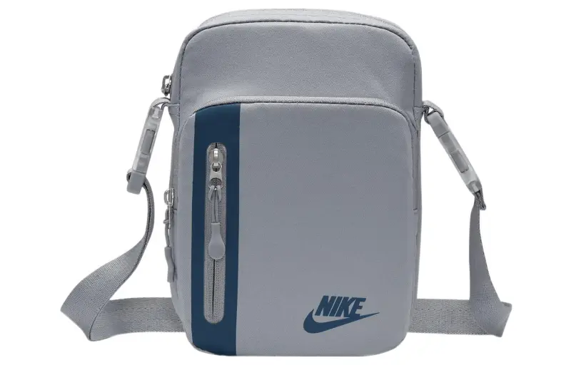 Nike Polyester Crossbody Bag, Shoulder Bag Unisex Gray