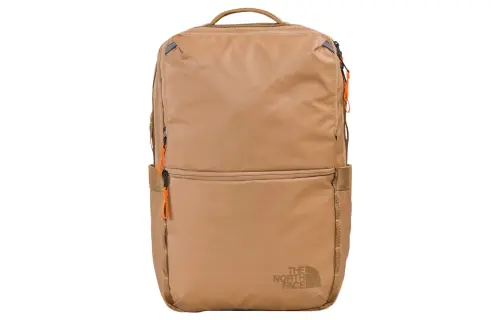 THE NORTH FACE 17L Backpack Double Shoulder Outdoor Bag Recycled Fabric Brown Men's