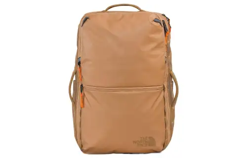 THE NORTH FACE Backpack Double Shoulder Outdoor Bag Recycled Fabric Almond Butter Women's