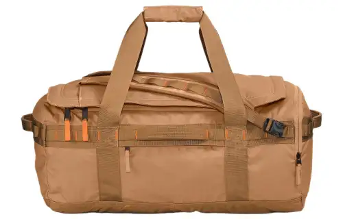 THE NORTH FACE 62L One Shoulder Crossbody Portable Travel Outdoor Bag Recycled Polyester Waterproof Cloth Earth Yellow