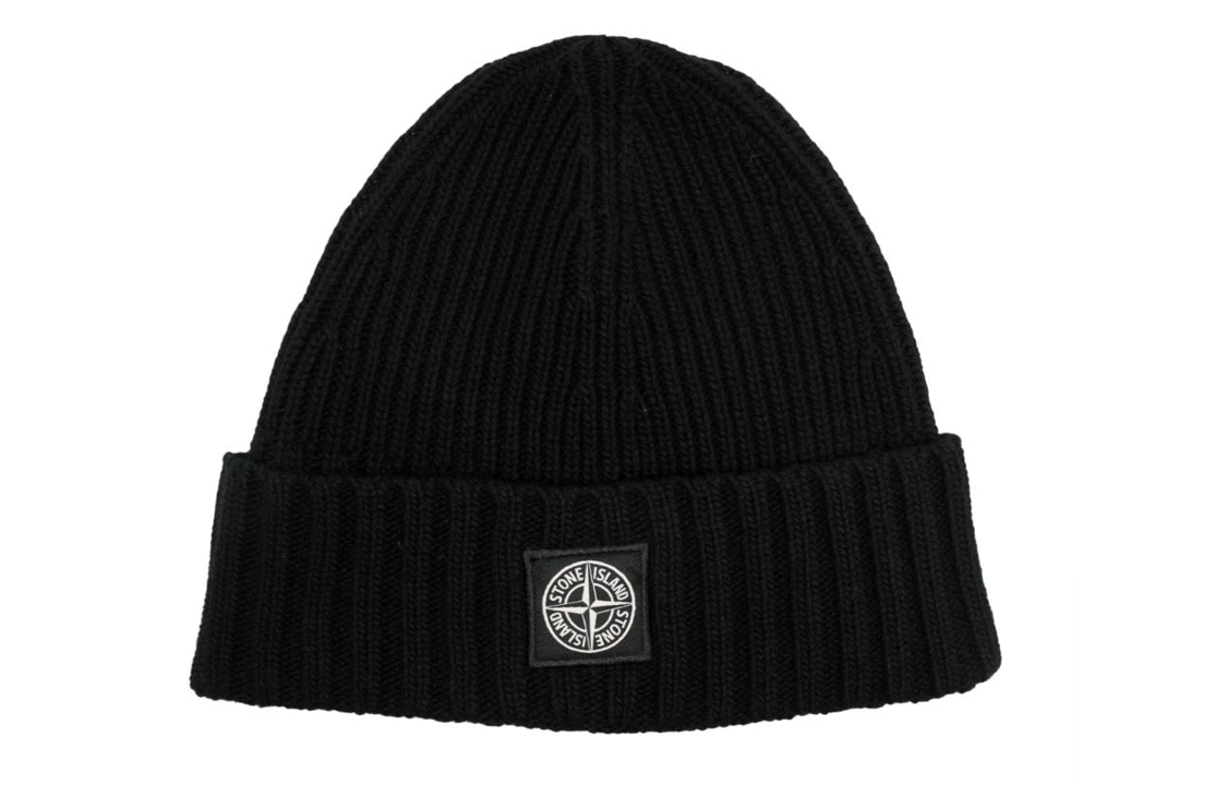 Stone Island Compass-motif knit beanie