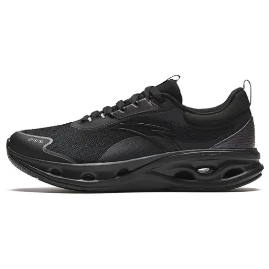 Anta Energy Ring-Three Proofings Wear-Resistant Low-Top Running Shoes Men's Black
