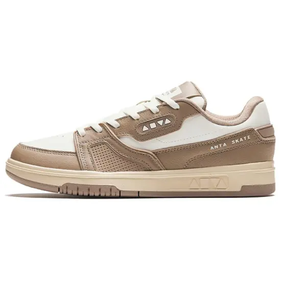 Anta AOYU Cushioning Wear-Resistant Low-Top Skateboard Shoes Women's Dark Brown